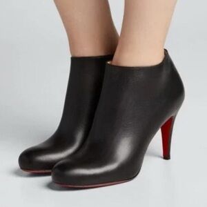 Christian Louboutin Black Belle Ankle Boots
